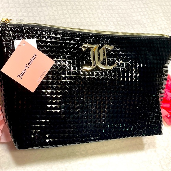Juicy Couture Bags Nwt Juicy Couture Black Patent Makeup